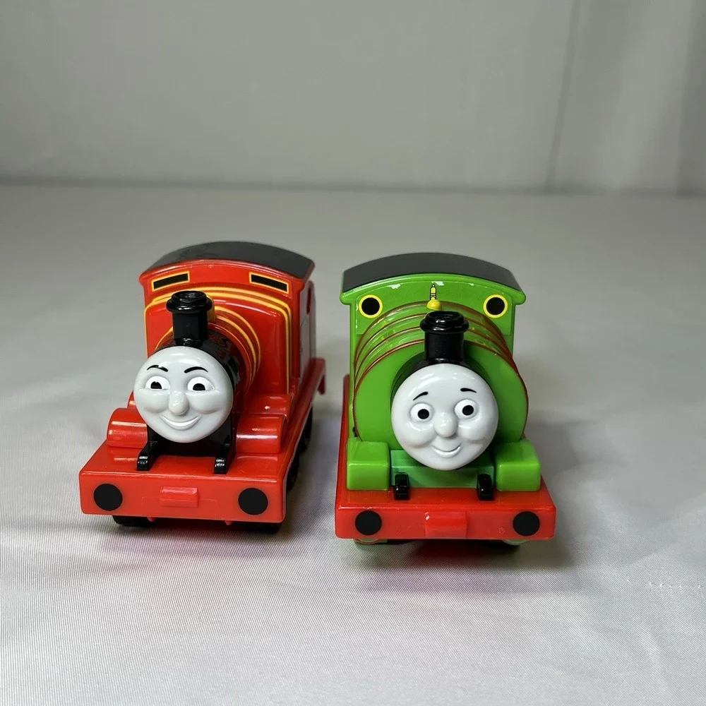 Thomas‎ & Friends Percy #6 & James #5 Pull Back Train Tank Engine 2009